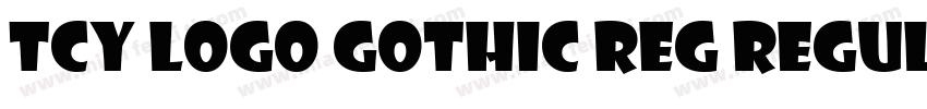 TCY Logo Gothic Reg Regular字体转换